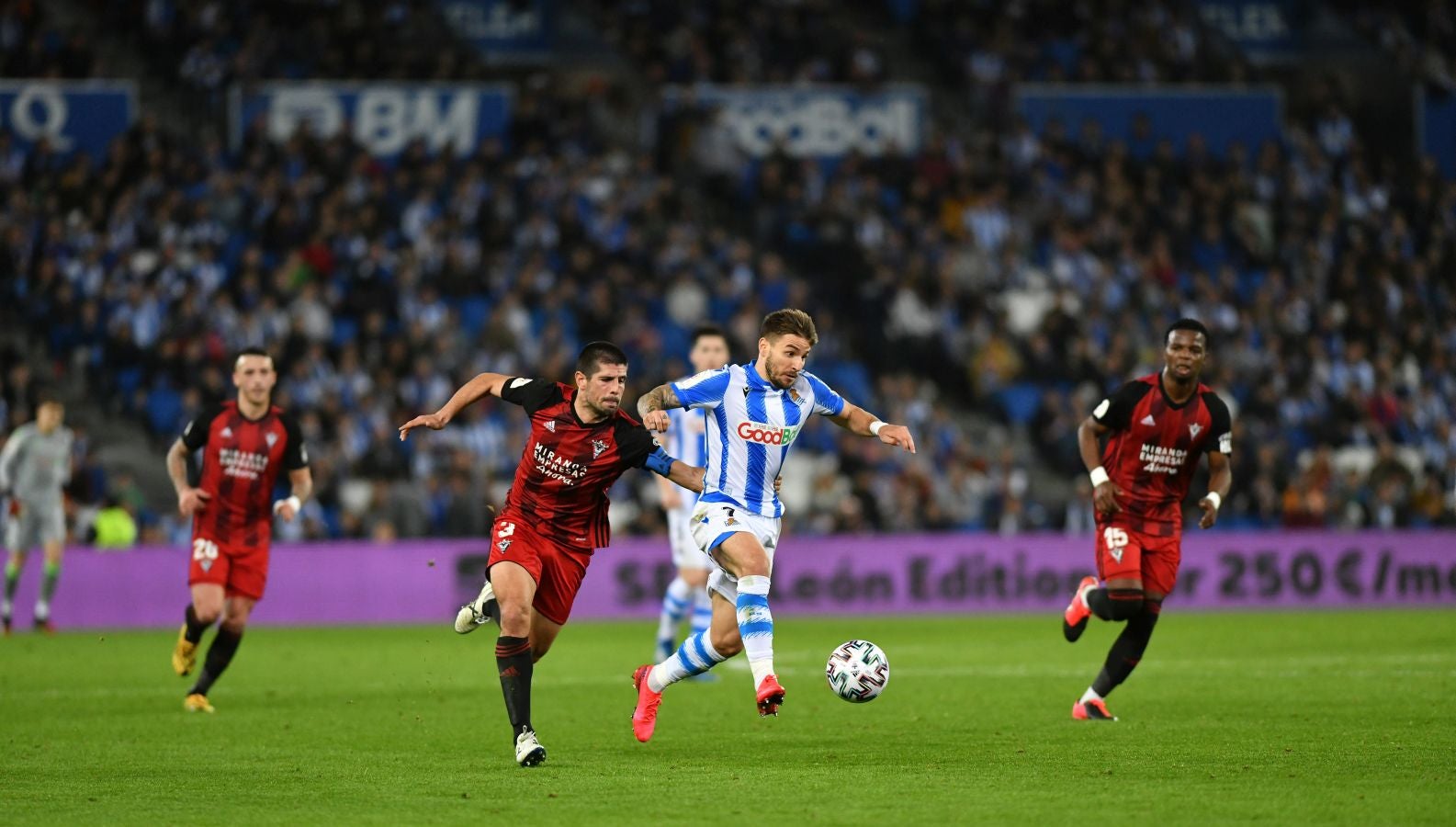 Fotos del Real Sociedad - Mirandés de semifinales de Copa