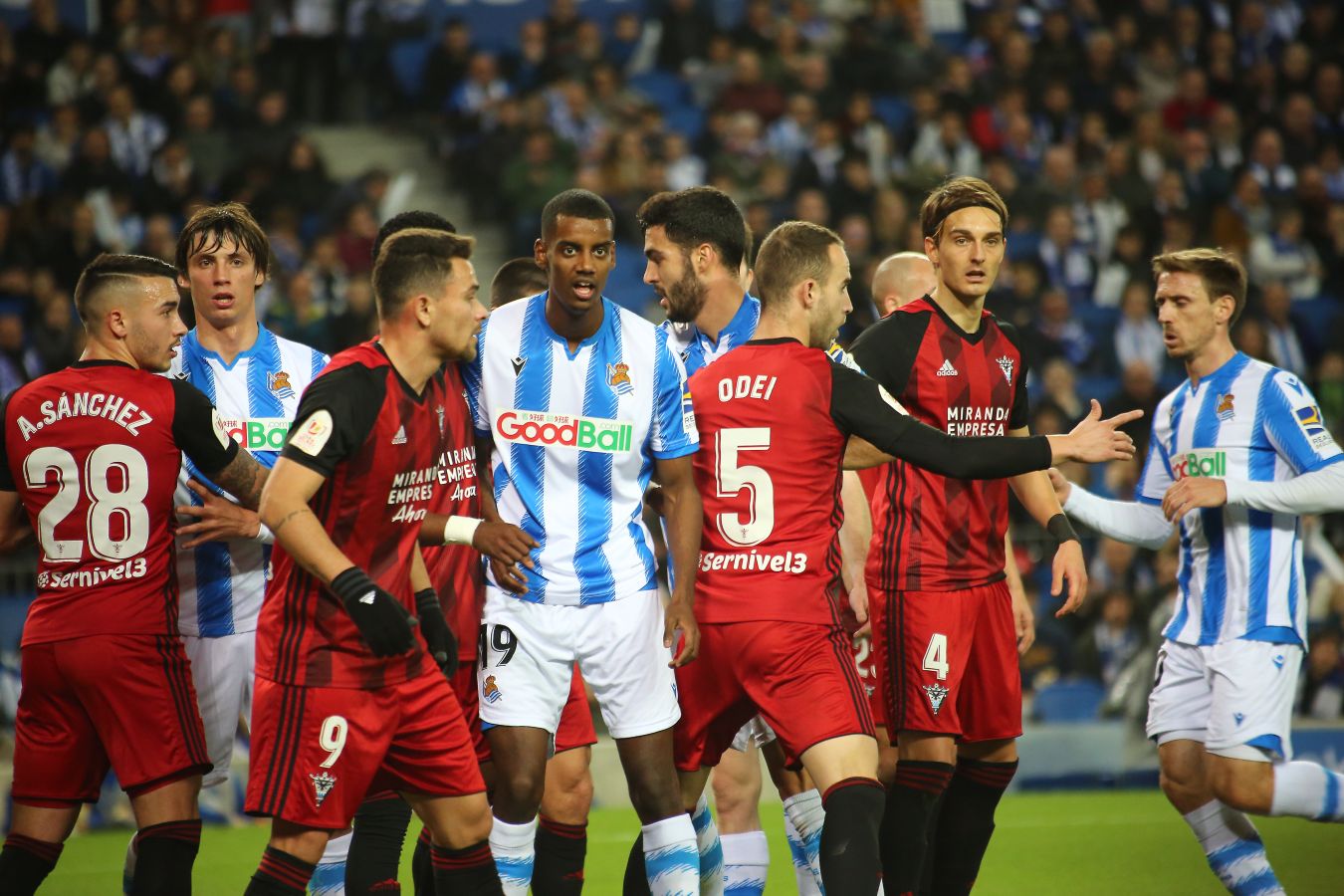 Fotos del Real Sociedad - Mirandés de semifinales de Copa
