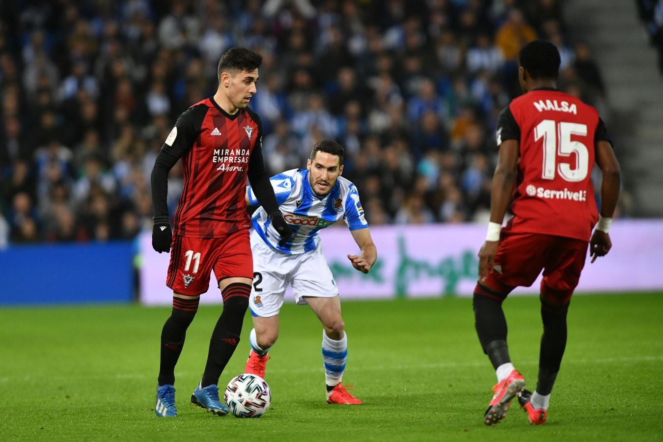 Fotos del Real Sociedad - Mirandés de semifinales de Copa