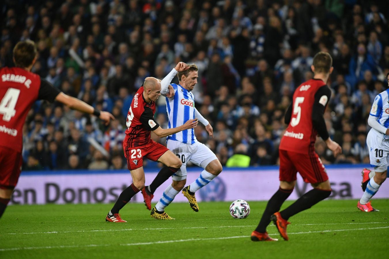 Fotos del Real Sociedad - Mirandés de semifinales de Copa