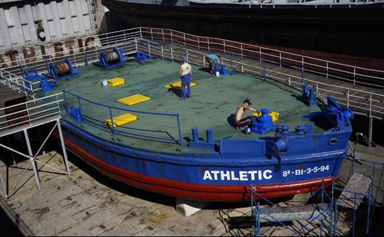 En Bilbao se ven con la Copa, pero sin la gabarra