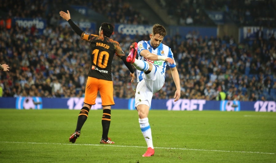 Fotos: Las mejores imágenes de la Real Sociedad contra frente al Valencia