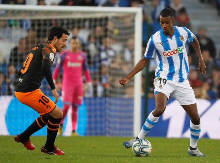 Fotos: Las mejores imágenes de la Real Sociedad contra frente al Valencia