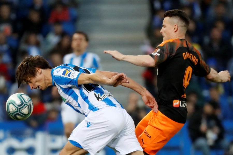 Fotos: Las mejores imágenes de la Real Sociedad contra frente al Valencia