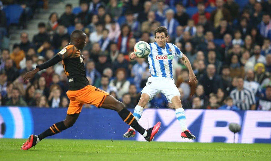 Fotos: Las mejores imágenes de la Real Sociedad contra frente al Valencia