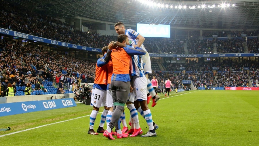 Fotos: Las mejores imágenes de la Real Sociedad contra frente al Valencia