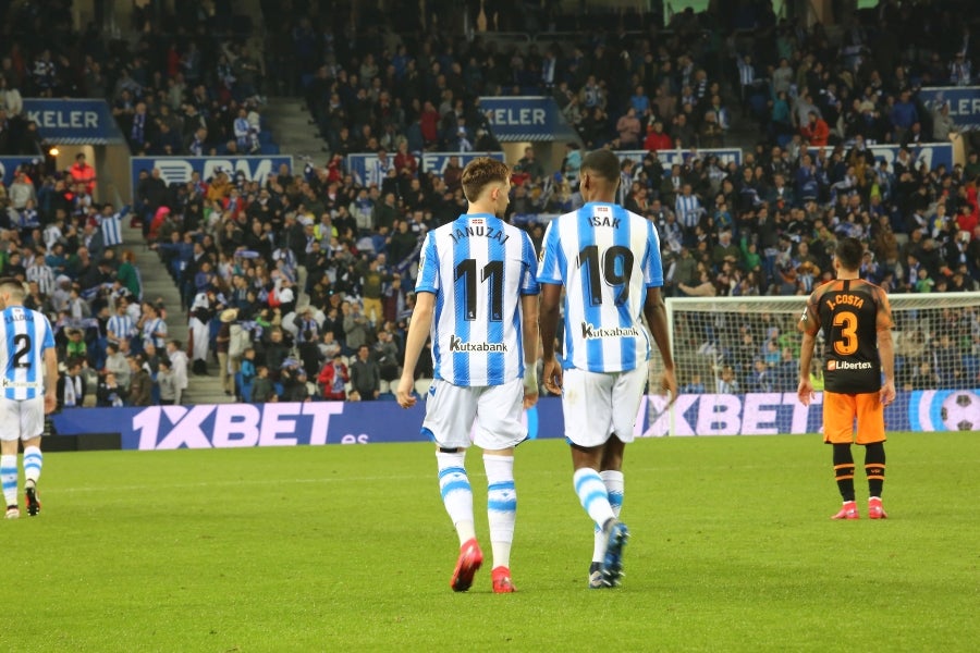 Fotos: Las mejores imágenes de la Real Sociedad contra frente al Valencia