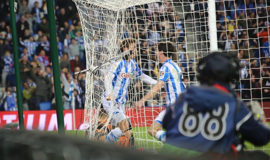 Fotos: Las mejores imágenes de la Real Sociedad contra frente al Valencia