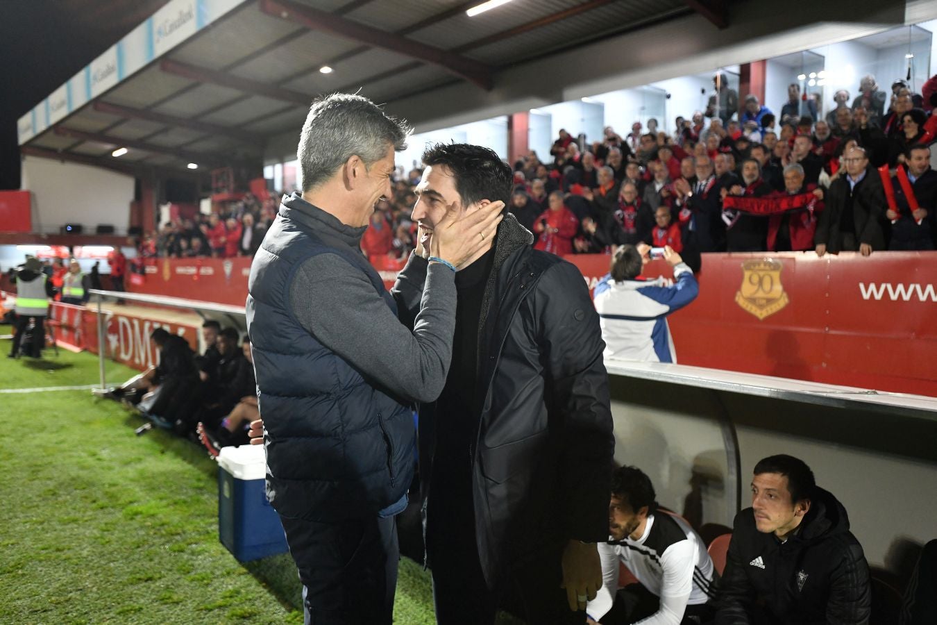 Ambientazo en Anduva para la vuelta de la semifinal de Copa entre Real Sociedad y Mirandés