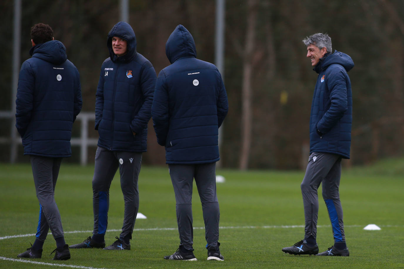 Los txuri-urdines se han ejercitado a puerta cerrada.