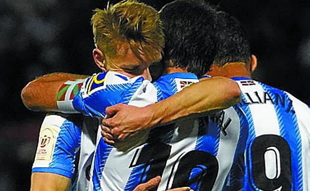 Odegaard y Oyarzabal. 