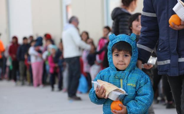 Galería. Refugiados de Moria. 