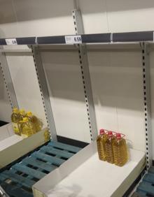 Imagen secundaria 2 - El Lidl de Hernani, este viernes. 