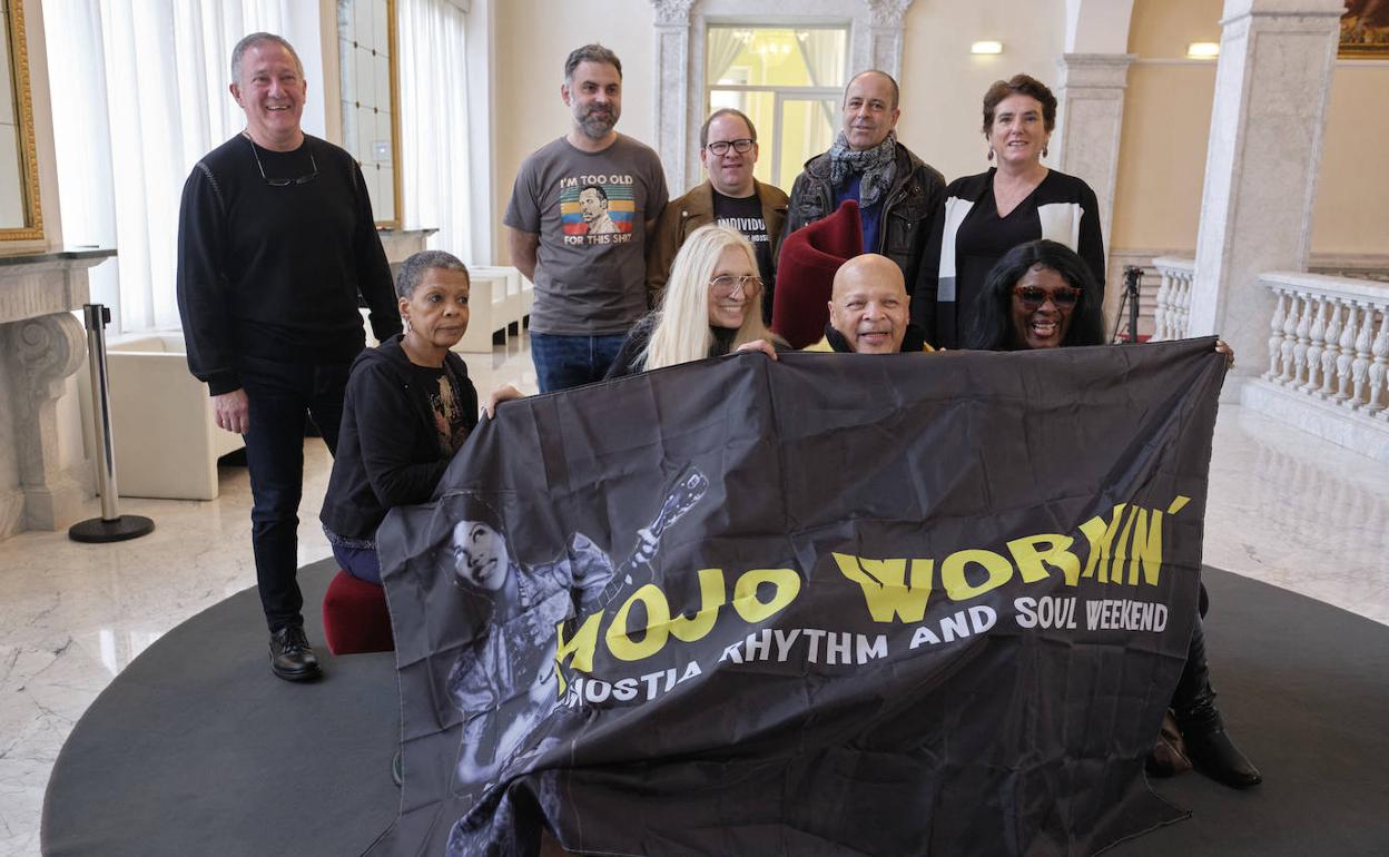 Imagen de la presentación del Mojo Workin' el jueves,