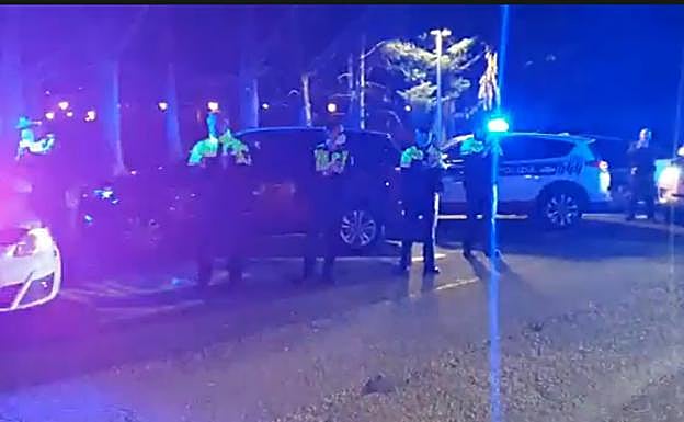 Aplausos en el Hospital Comarcal del Bidasoa. 