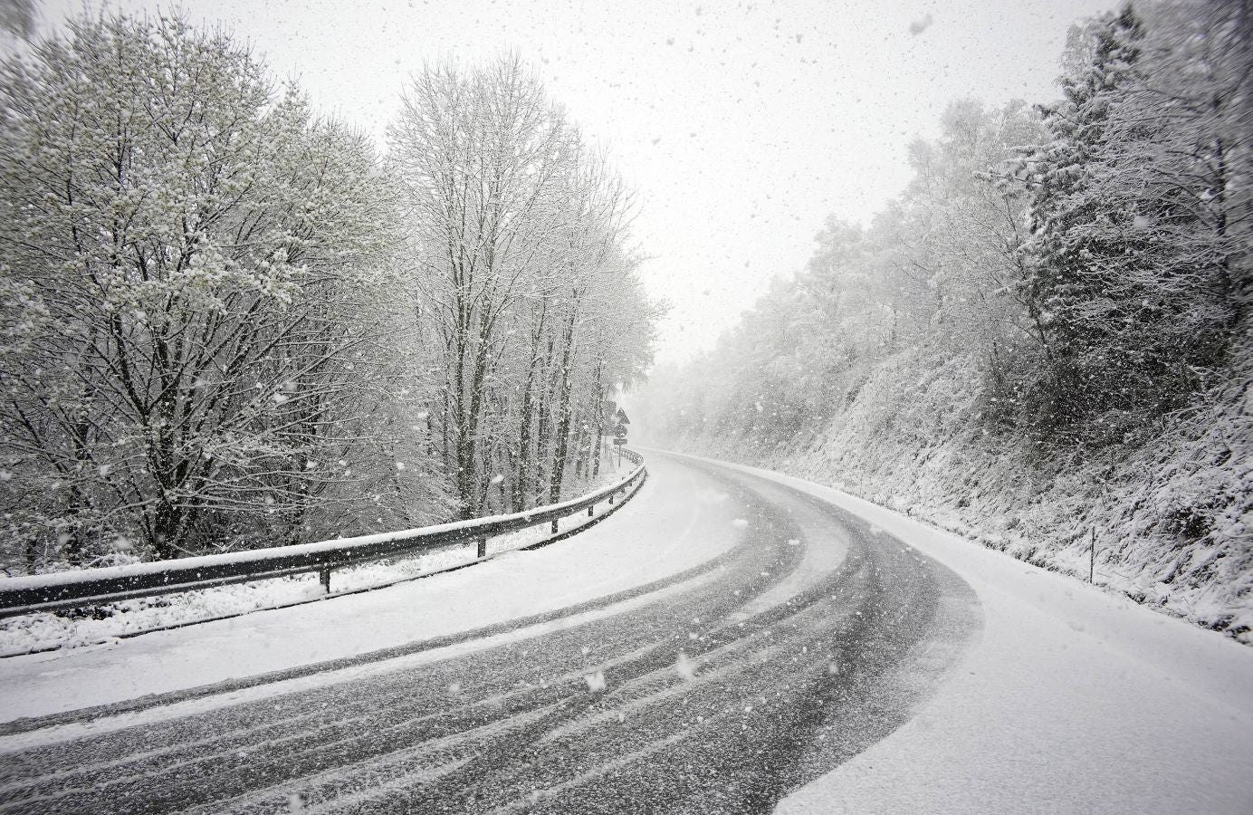 La nieve llega a Gipuzkoa