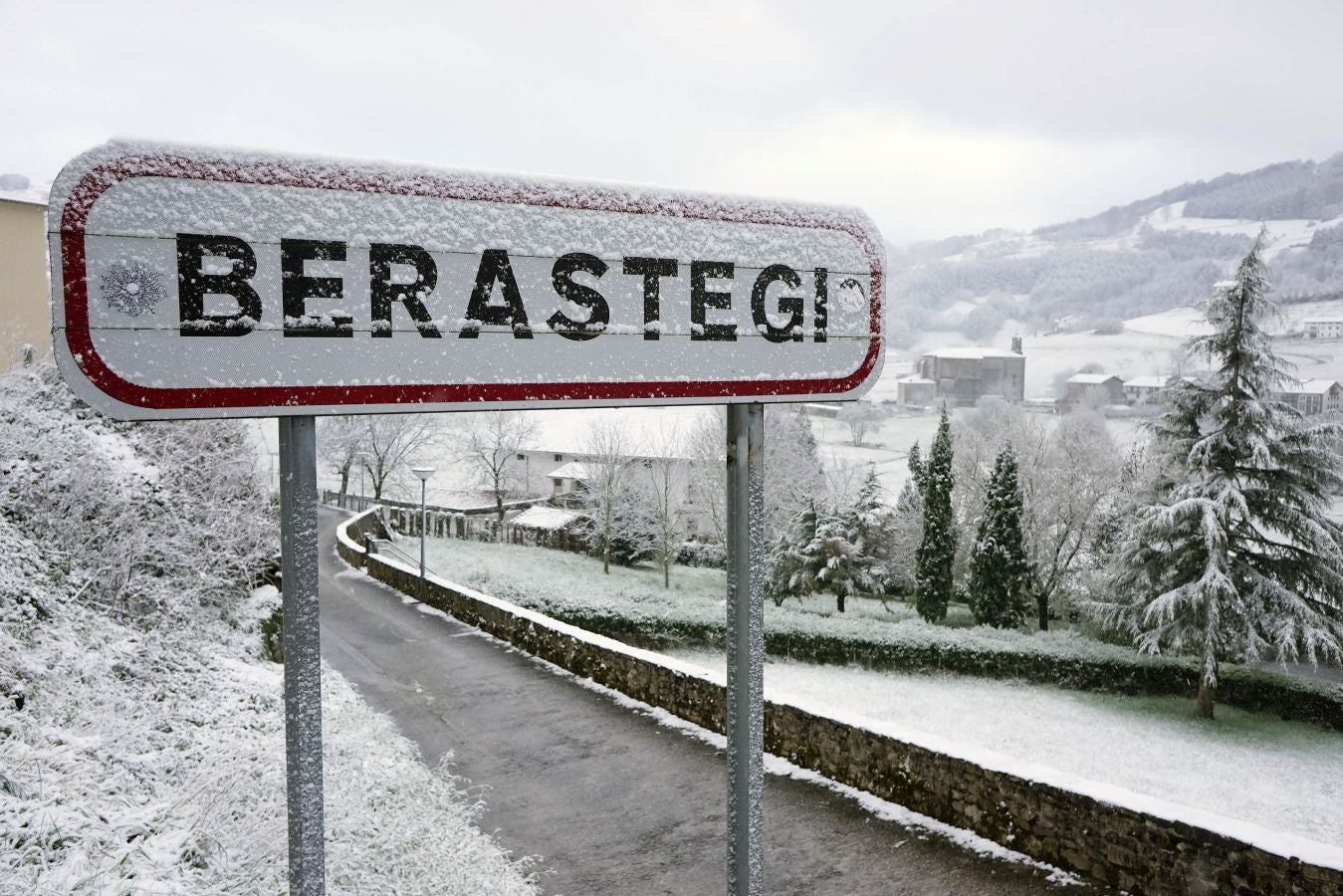 La nieve llega a Gipuzkoa