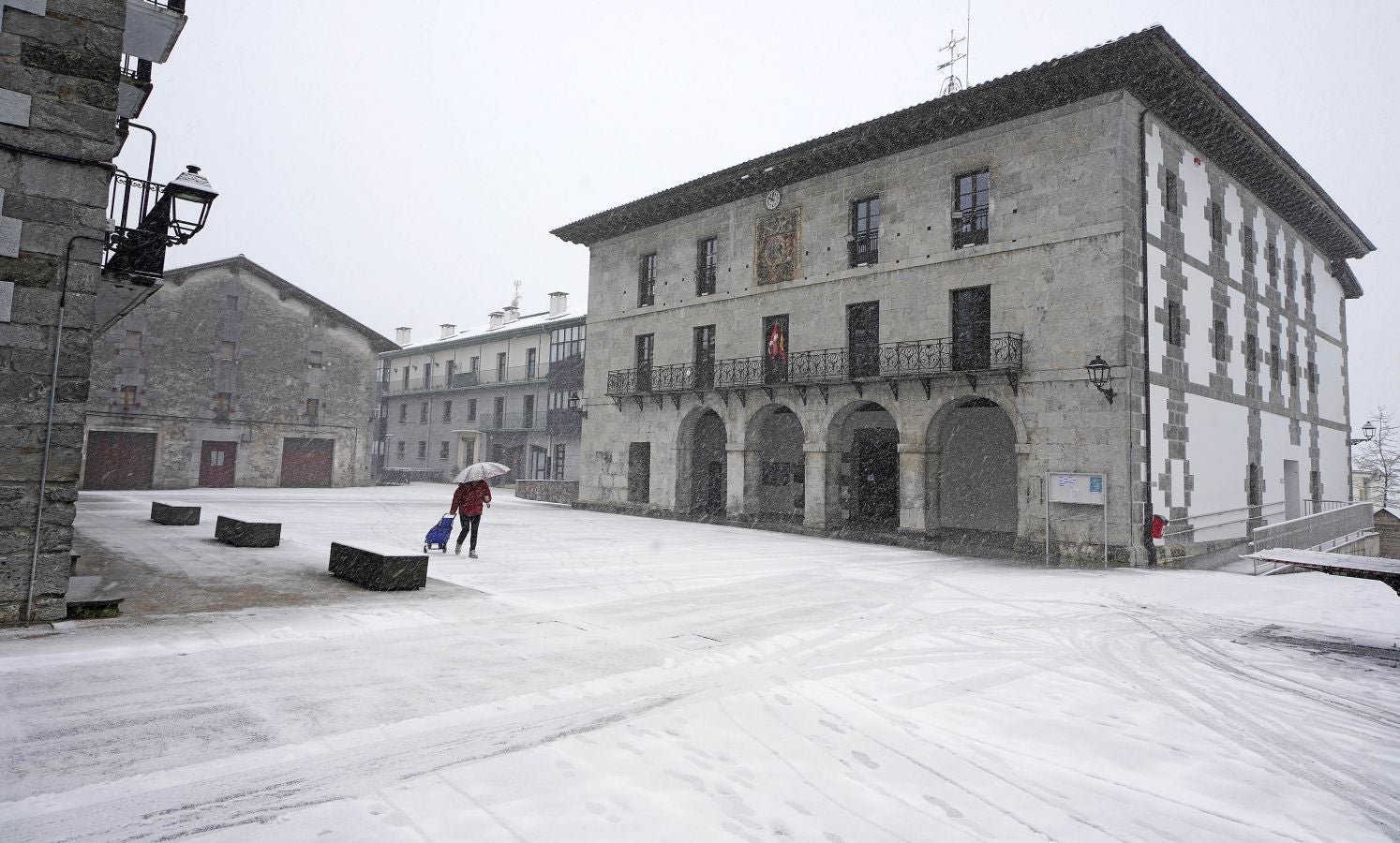 La nieve llega a Gipuzkoa