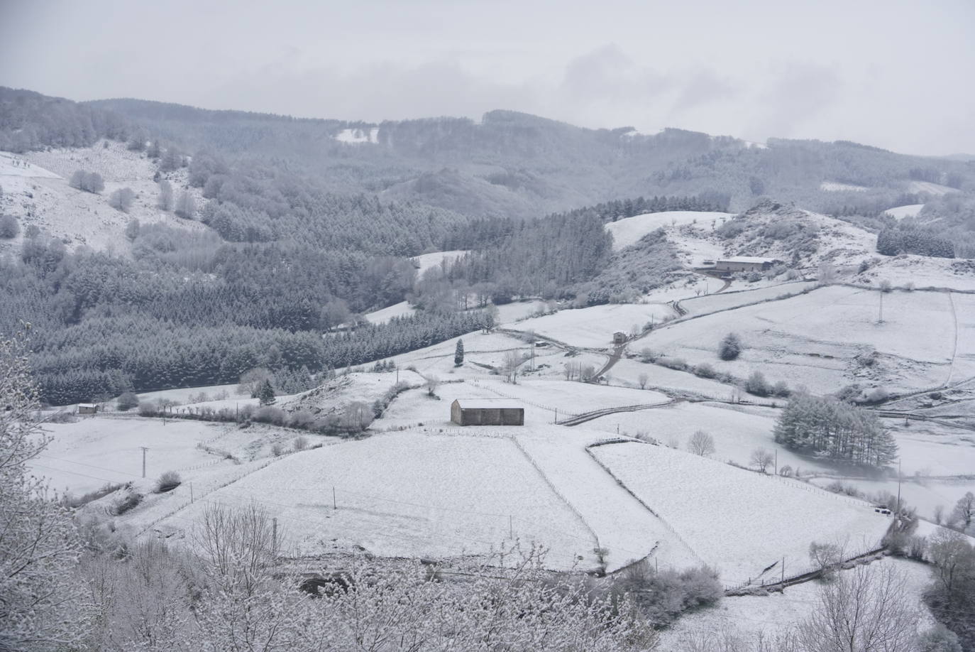 La Agencia Vasca de Meteorología, Euskalmet, prevé para este martes en Euskadi un ascenso de las temperaturas a partir de la tarde. La cota de nieve ascenderá conforme pasan las horas.