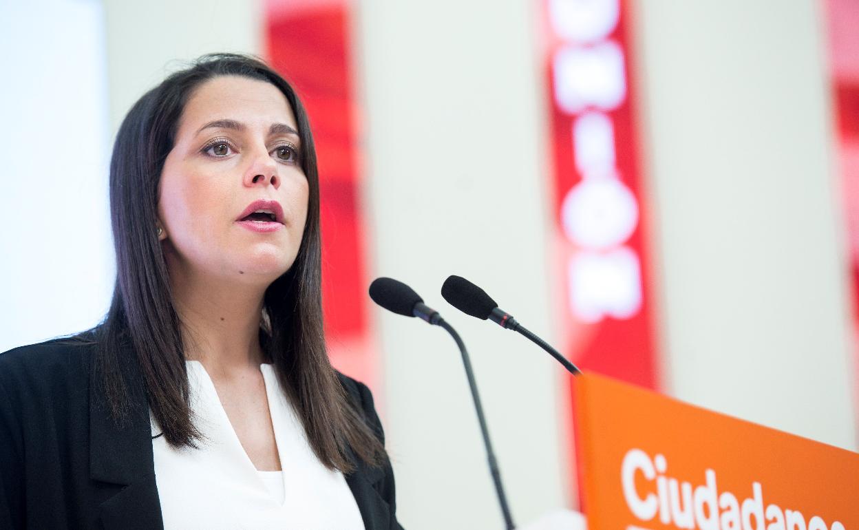 Inés Arrimadas, líder de Ciudadanos.