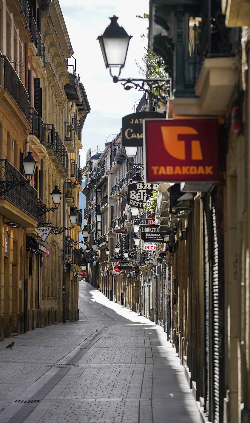 Fotos: Gipuzkoa vacía