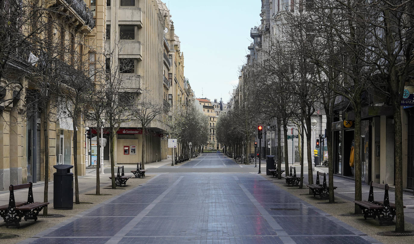 Fotos: Gipuzkoa vacía