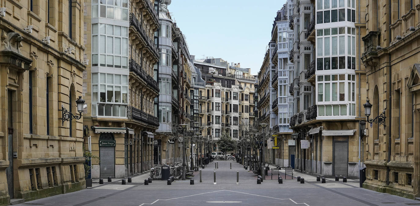 Fotos: Gipuzkoa vacía