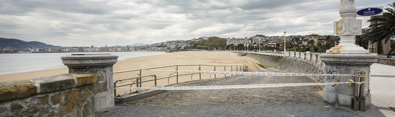 Fotos: Gipuzkoa vacía