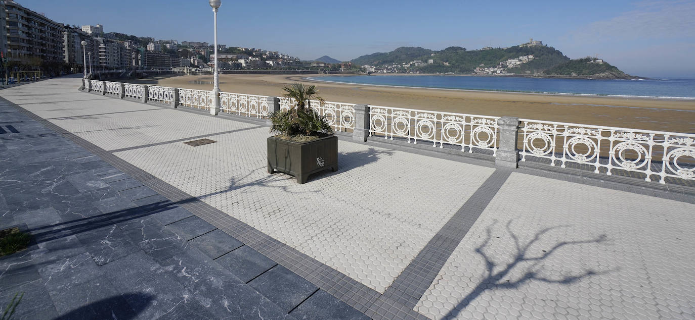 Fotos: Gipuzkoa vacía