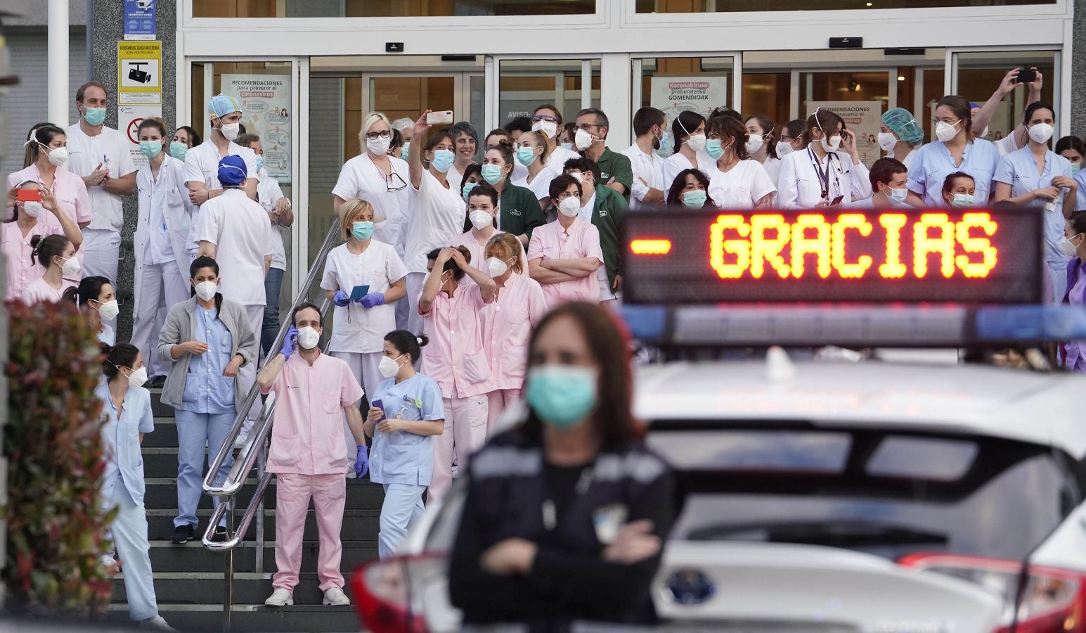 En marcha para homenajear a los sanitarios 