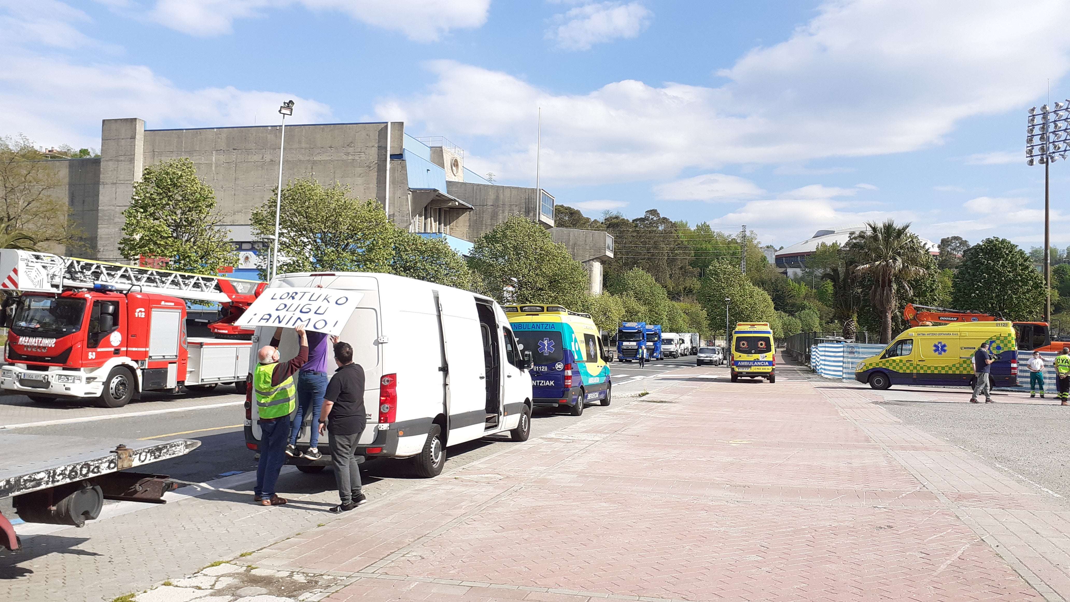En marcha para homenajear a los sanitarios 