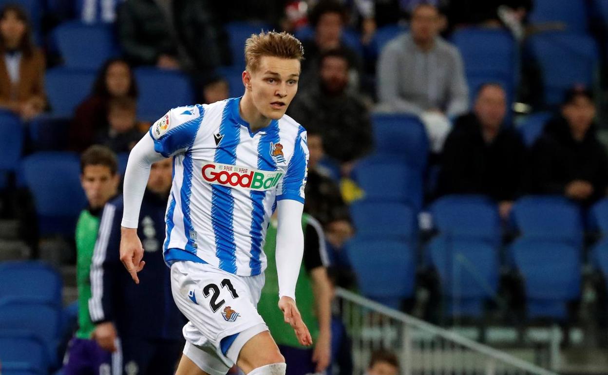 Martin Odegaard sobresale en la 