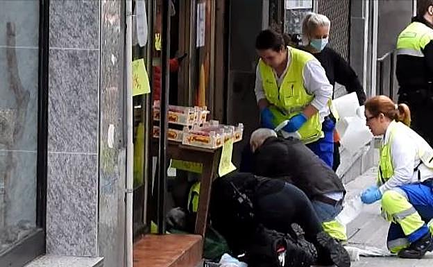 Un anciano mata a otro de una puñalada en el cuello en Bilbao