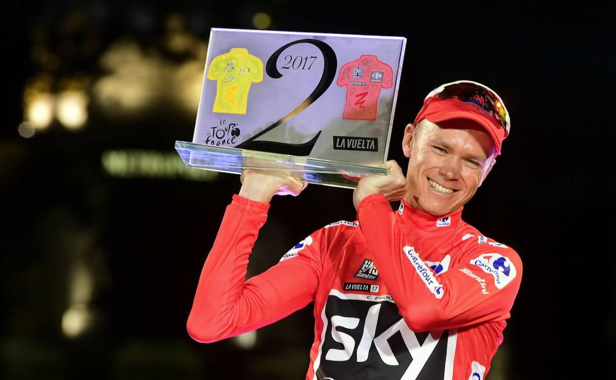 Chris Froome logró el doblete Tour-Vuelta en 2017