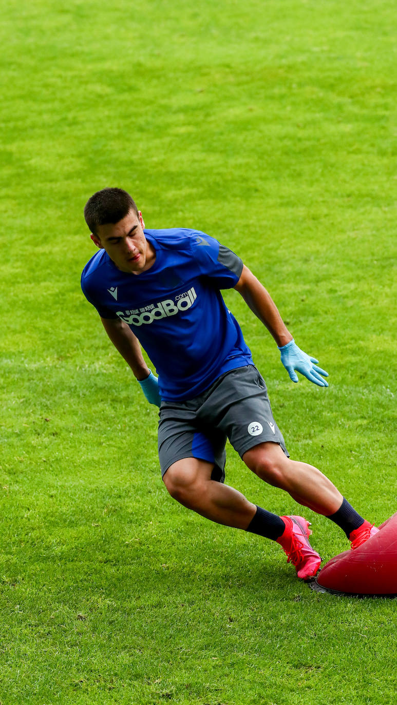 Fotos: Tercera sesión en Zubieta tras el parón por el coronavirus