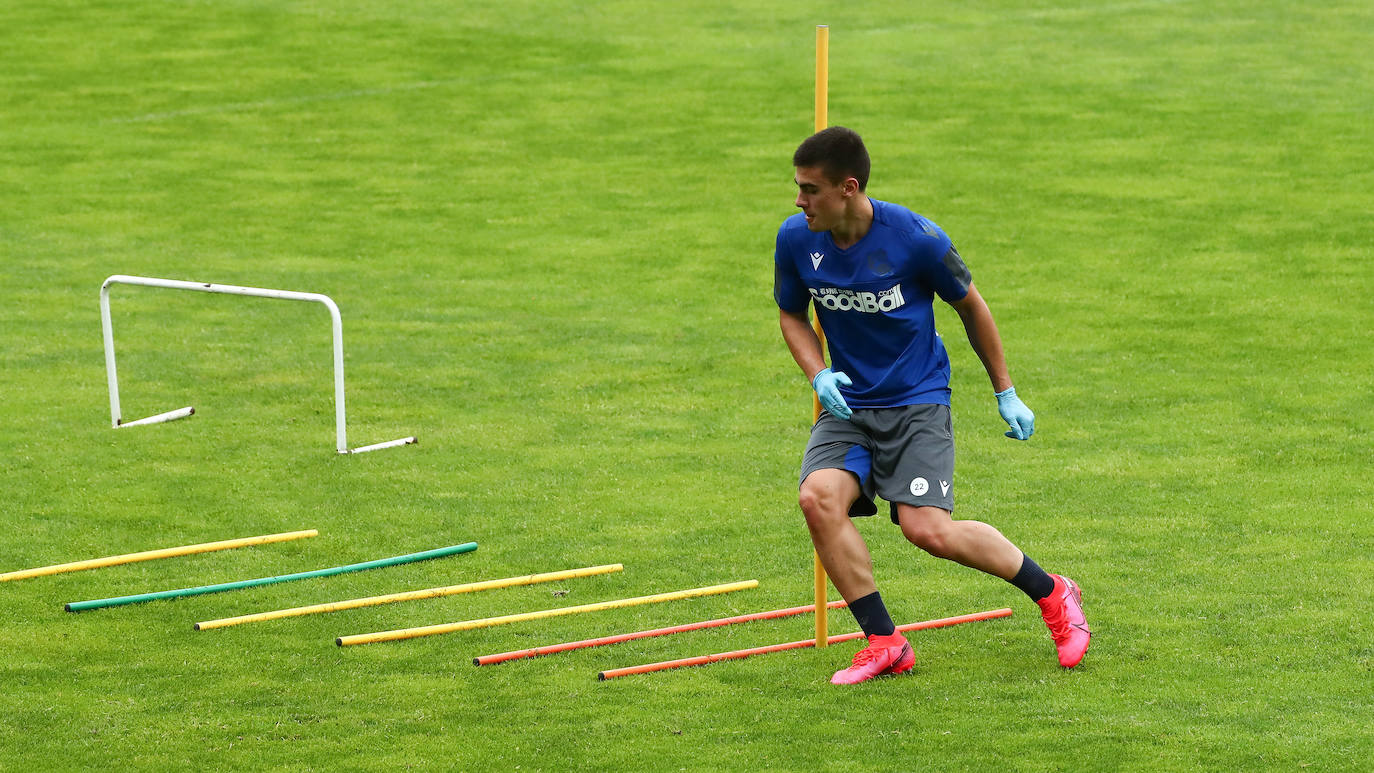 Fotos: Tercera sesión en Zubieta tras el parón por el coronavirus