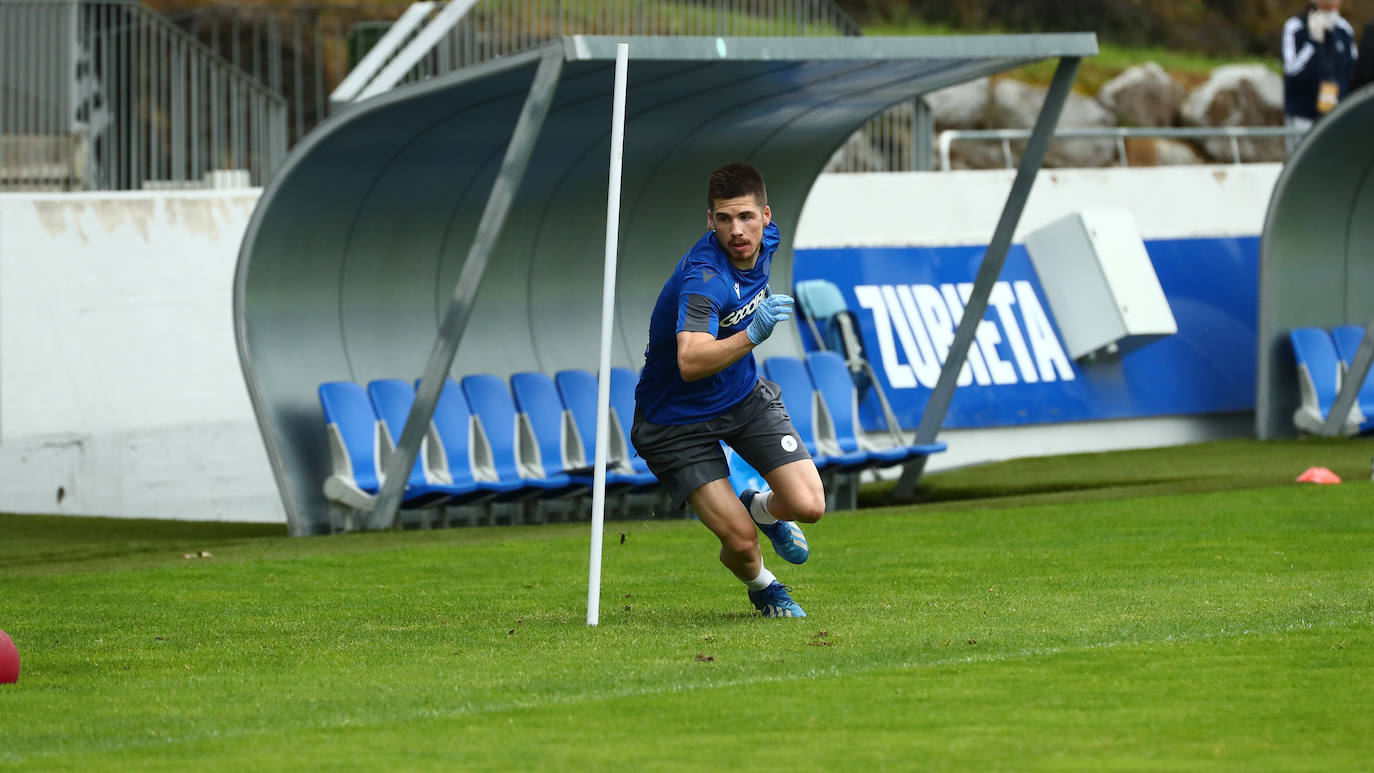 Fotos: Tercera sesión en Zubieta tras el parón por el coronavirus