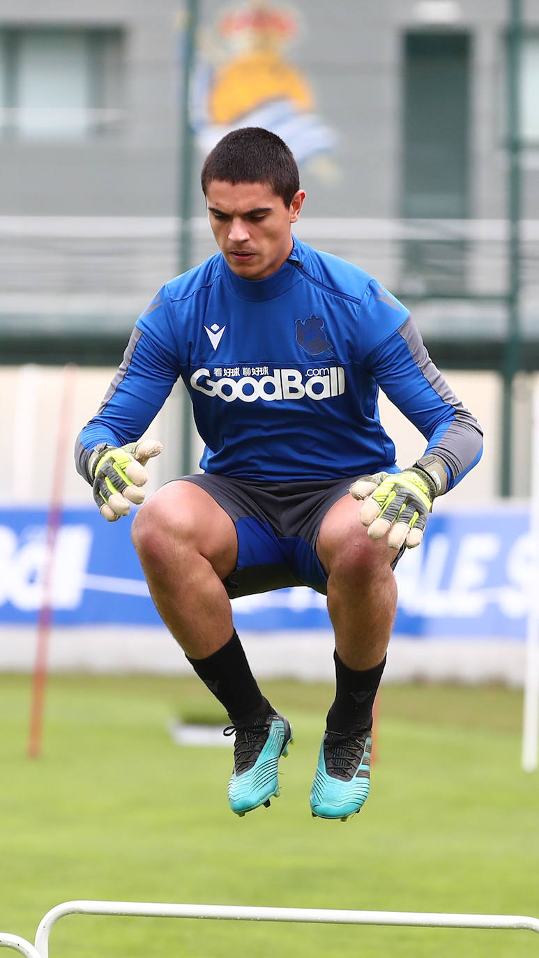 Fotos: Tercera sesión en Zubieta tras el parón por el coronavirus