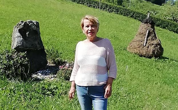 Aveli García, en Andoain.