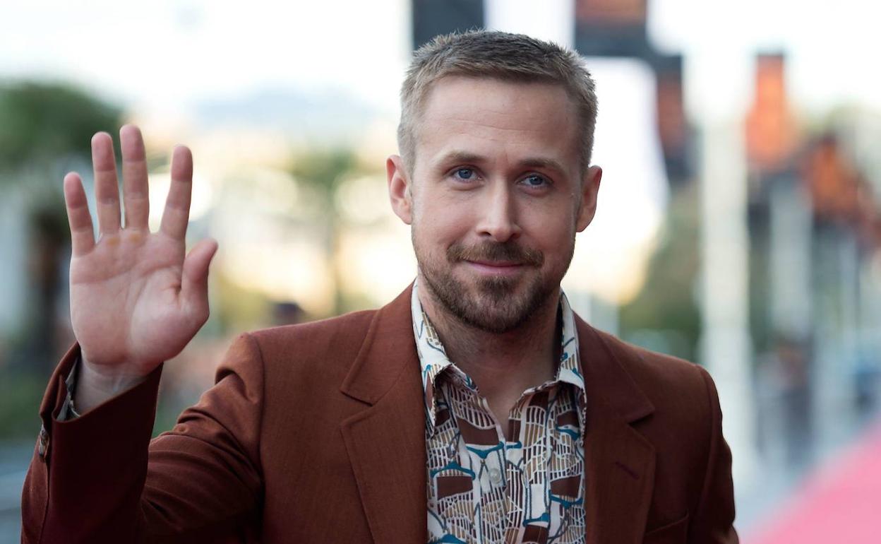 Gosling en su visita al Festival de Cine de San Sebastián. 