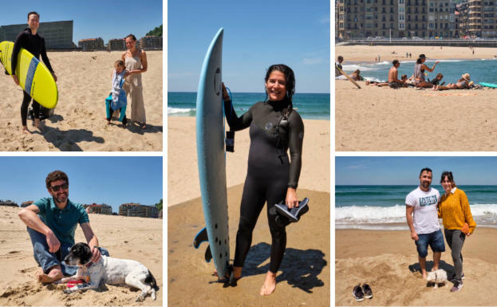 Fase 2: se podrá volver a tomar el sol o darse un baño en las playas de Gipuzkoa
