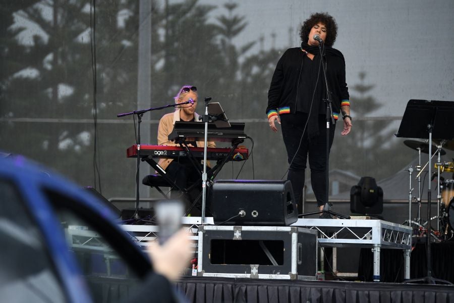 Concierto en modo 'drive-in' en Sidney. 