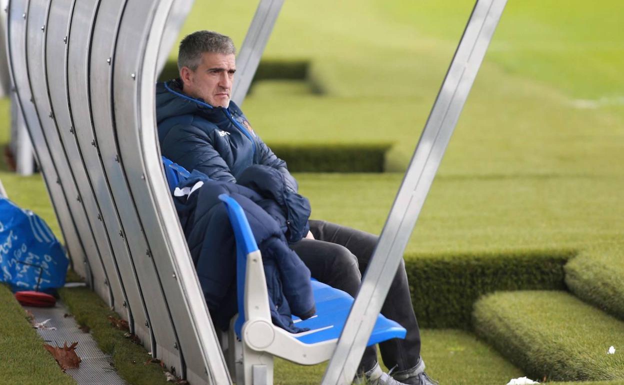 Olabe, en una imagen de archivo en Zubieta.