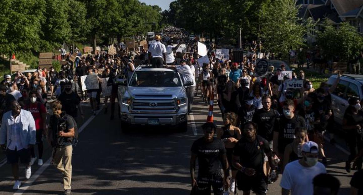 Manifestación en Minneapolis 