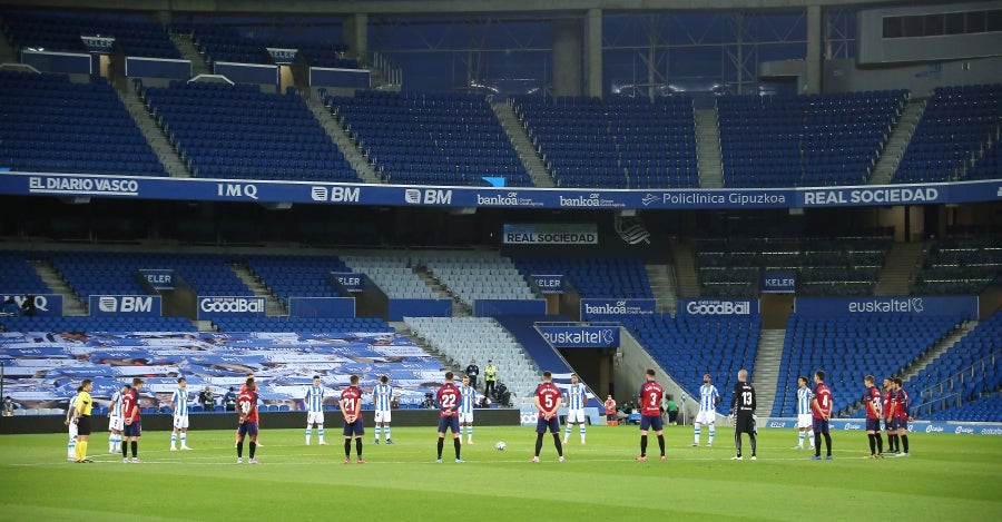 La Real Sociedad y Osasuna han jugado este domingo en el Reale Arena en la vuelta de LaLiga para ambos conjuntos