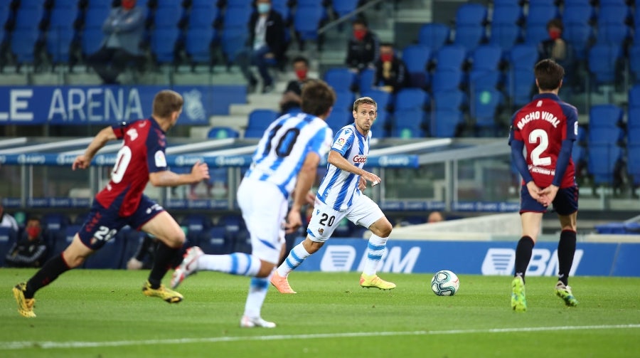 La Real Sociedad y Osasuna han jugado este domingo en el Reale Arena en la vuelta de LaLiga para ambos conjuntos