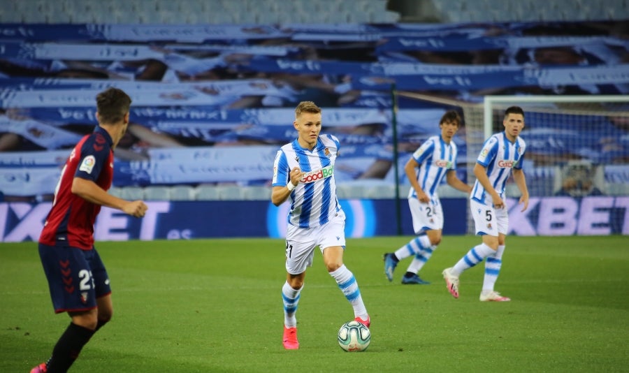 La Real Sociedad y Osasuna han jugado este domingo en el Reale Arena en la vuelta de LaLiga para ambos conjuntos