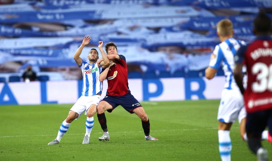 La Real Sociedad y Osasuna han jugado este domingo en el Reale Arena en la vuelta de LaLiga para ambos conjuntos