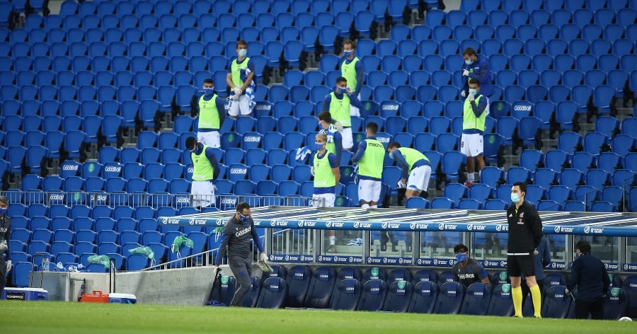 La Real Sociedad y Osasuna han jugado este domingo en el Reale Arena en la vuelta de LaLiga para ambos conjuntos
