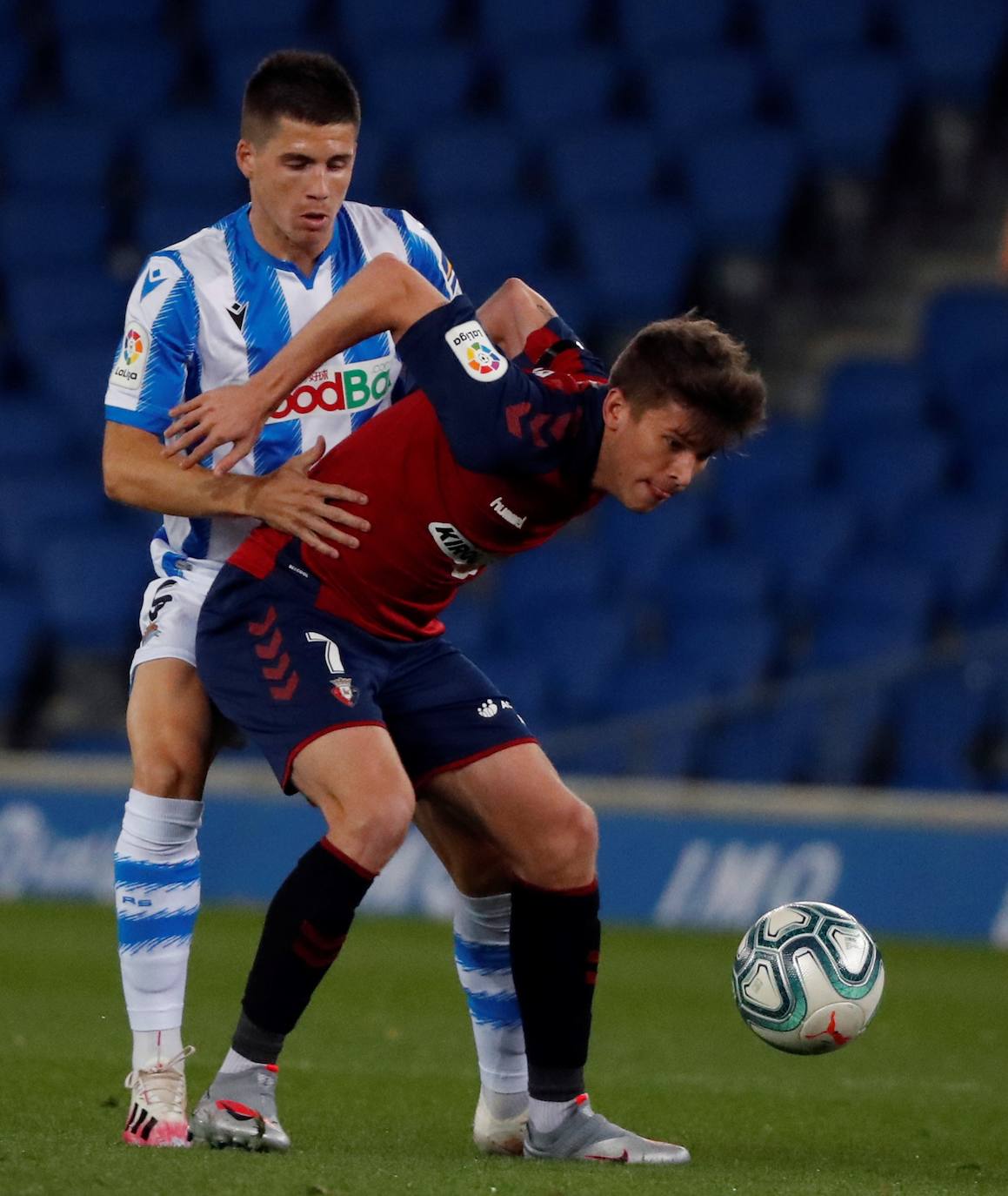 La Real Sociedad y Osasuna han jugado este domingo en el Reale Arena en la vuelta de LaLiga para ambos conjuntos